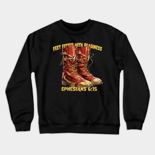 Armor Of God, Feet Fitted with Readiness, The Flash, DC Comics Crewneck Sweatshirt